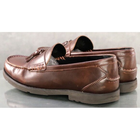 Rockport Men\'s Walking Casual Tassel Loafers Shoes Size 11.5 Leather Brown main image 9